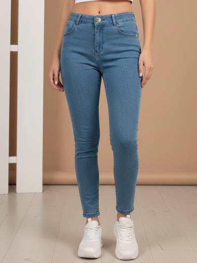 PYNK Light Blue Jegging