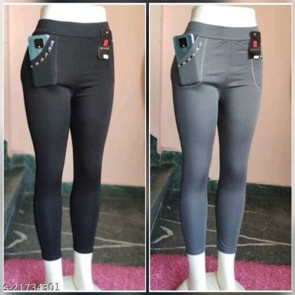 GRX Black, Grey Jegging