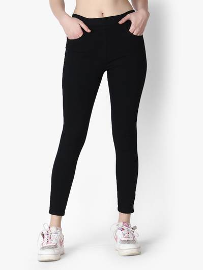 3BUTTERFLIES Black Jegging