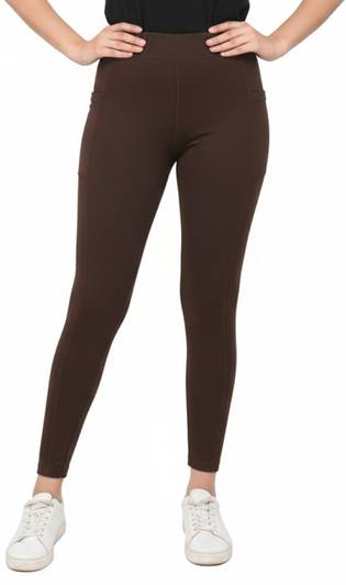 SHIVI Brown Jegging