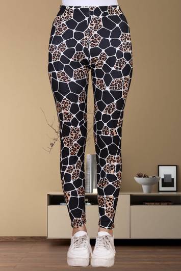 DE TRENDZ Multicolor Jegging