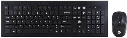 HP wireless keyboard & mouse combo Wireless Standard Laptop Keyboard Compatible with Desktop, Laptop, Mac 1600 DPI Mouse,Ultraslim design keyboard with brush metal finish/3 Yrs Warranty