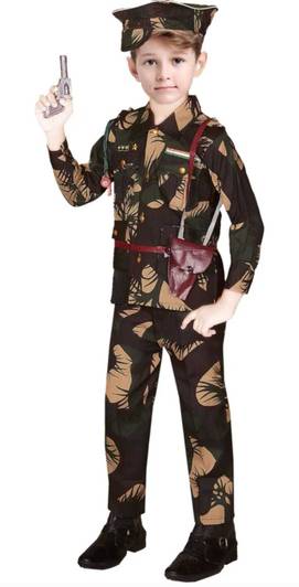 AL MANZAR ARMY Kids Costume Wear