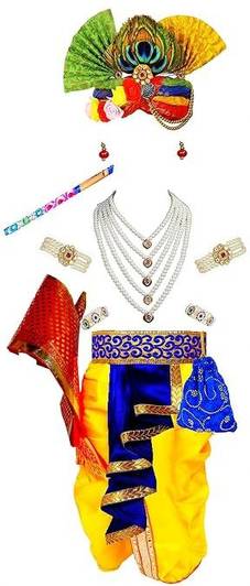 SHRI VALLABH Krishna Dress for Kids Kids Costume Wear