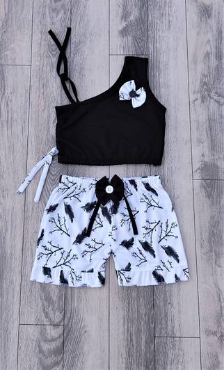 M F HUB Girls Casual Top Shorts