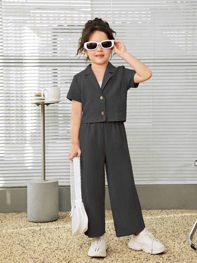 PAGHDAL BROTHERS Girls Casual Jacket Pant