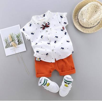 SnegVibe Baby Boys Casual Shirt Shorts
