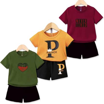 MGRS Baby Boys & Baby Girls Casual T-shirt Shorts