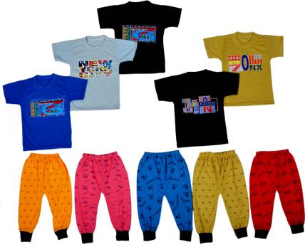 alphonso Baby Boys & Baby Girls Casual T-shirt Track Pants