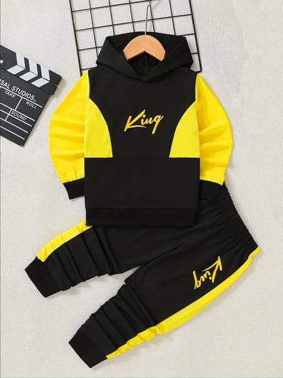 HIKUJ Boys Casual Sweatshirt Track Pants