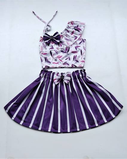 ShaktiFashion Baby Girls Casual Top Skirt