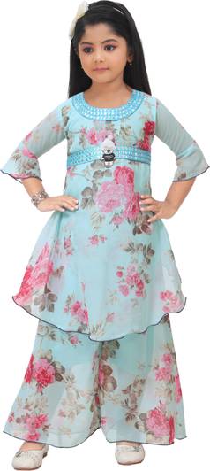 Kgn Garments Girls Party(Festive) Kurta Pant