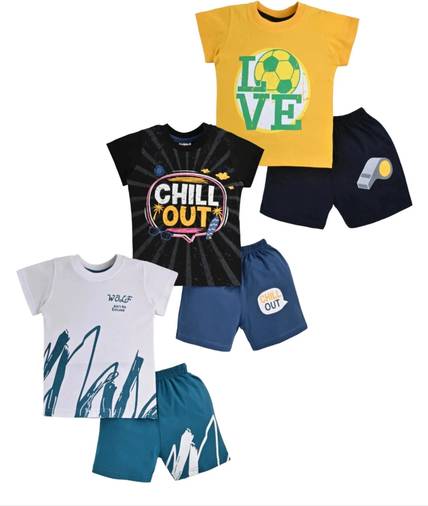 KidsCute Boys Casual T-shirt Shorts