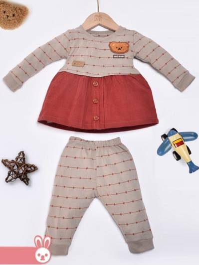 Kiko Baby Girls Casual Top Pant