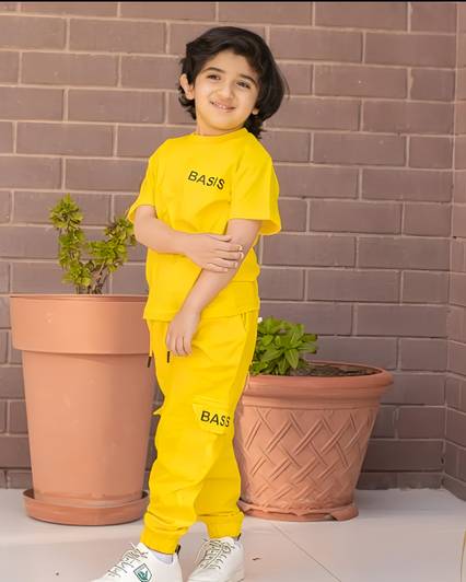 THE LALCOLLECTION KIDSWEAR Boys Party(Festive) T-shirt Pant