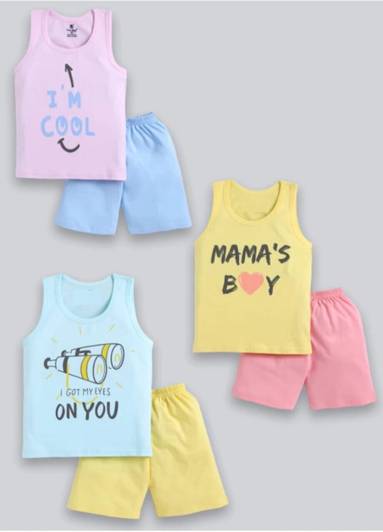 IFA COLLECTION Baby Boys & Baby Girls Casual Top Shorts
