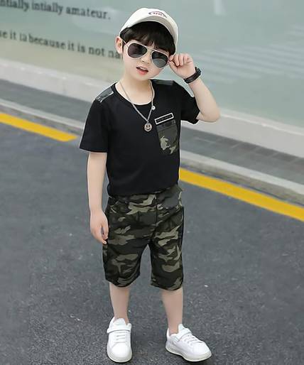 J&JP Boys Casual T-shirt Shorts