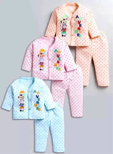 Fly Step Baby Boys & Baby Girls Casual Dress Pyjama