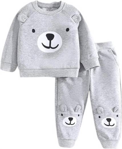 Mayneisha Baby Boys & Baby Girls Casual Sweatshirt Track Suit