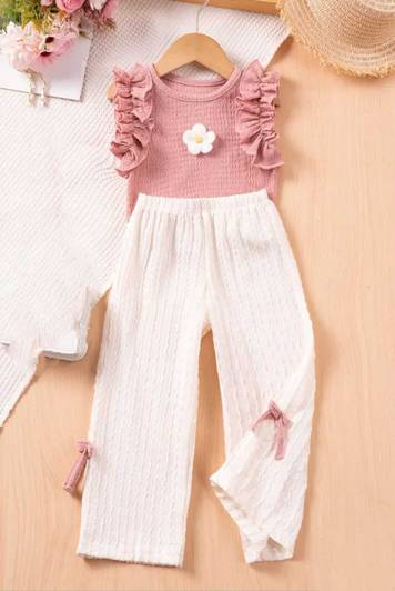 Complete Outfit Girls Casual Top Pant