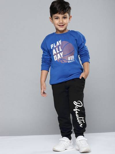 Patche Boys & Girls Casual Sweatshirt Track Pants