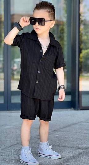 Belliza Boys Casual Shirt Shorts