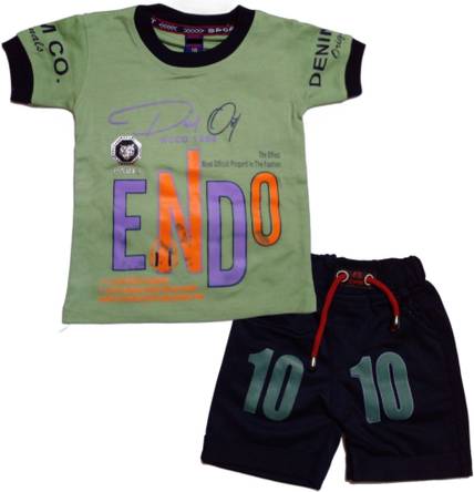 R Dresses Baby Boys Casual T-shirt Shorts, Capri