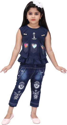 Katalyn Girls Casual Top Jeans