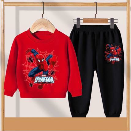 Kidzzycool Boys Spiderman Casual Sweatshirt Pant