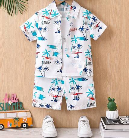 DOLZIO FAB Boys Party(Festive) Shirt Shorts