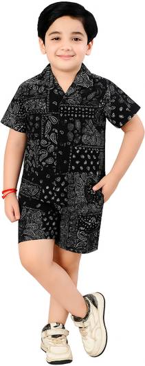 Arshia Fashions Baby Boys Party(Festive) Shirt Shorts