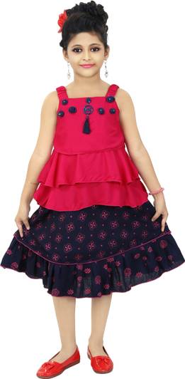carrydreams Girls Party(Festive) Skirt Top