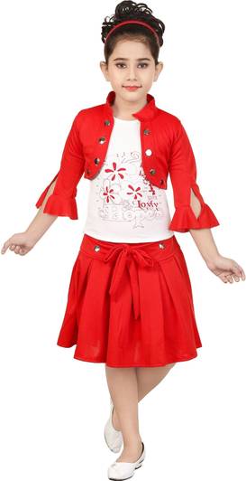 KJD Girls Party(Festive) Top Skirt, Jacket