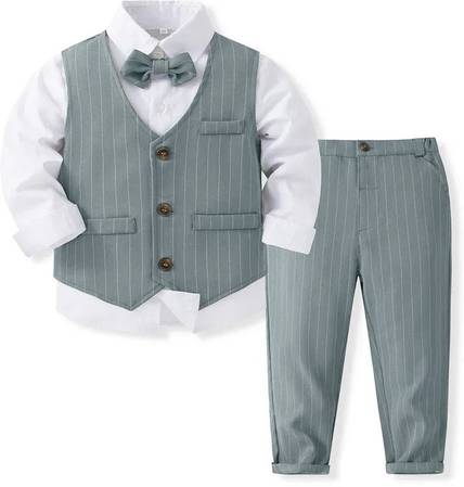 Thecaecabinpro Baby Boys Party(Festive) Waistcoat Pant