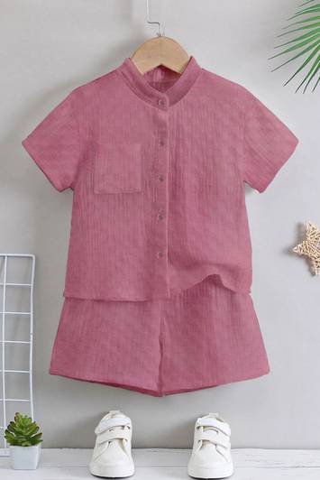 Ompax Boys Casual Shirt Shorts