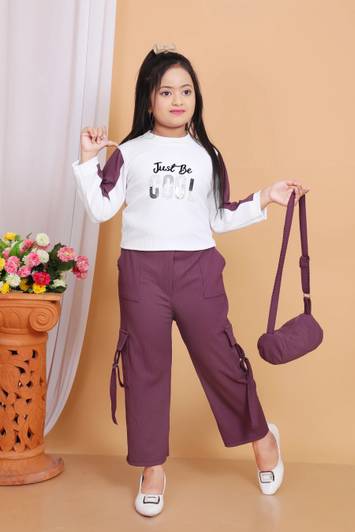 newsifa Girls Party(Festive) Top Capri