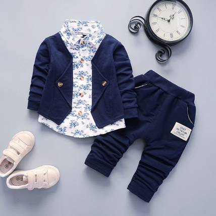 Jhymrod Baby Boys Party(Festive) Jacket Pant