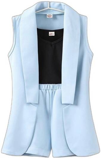 LAXNEEP Girls Party(Festive) Jacket Shorts, Top