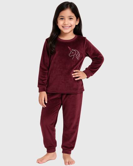 Kuchipoo Girls Casual Sweatshirt Track Pants