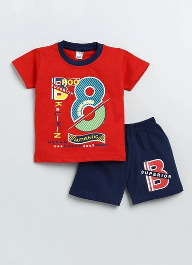 TINY BINY Boys Casual T-shirt Shorts