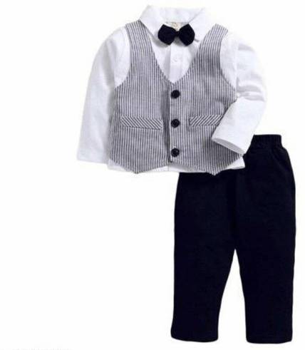 Hani Apex Baby Boys Party(Festive) Jacket Trouser
