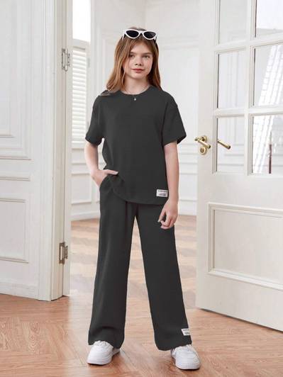 PAGHDAL BROTHERS Girls Casual Top Trouser
