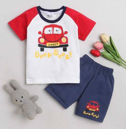 AMAYA ENTERPRISE Boys Party(Festive) T-shirt Shorts