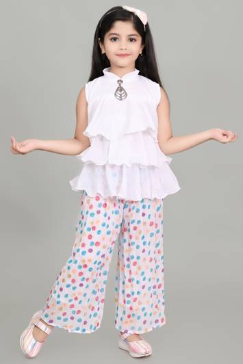 NTDFASHION Girls Party(Festive) Top Pant