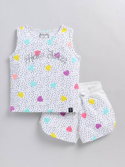 Ginie Girls Party(Festive) Top Shorts