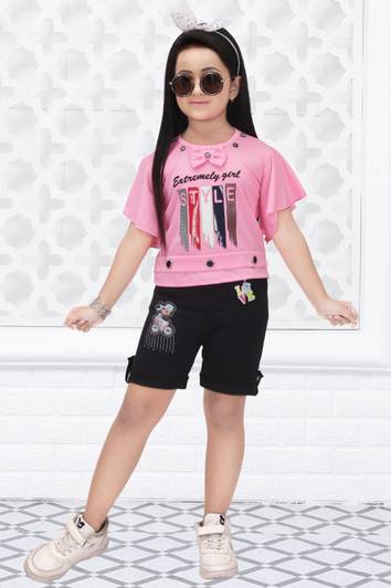 Funnyboo Girls Party(Festive) Top Shorts