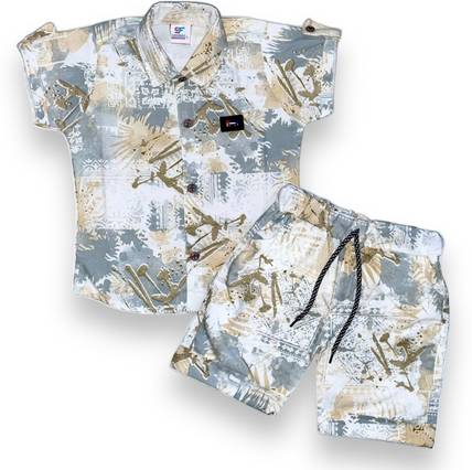 Fluemart Baby Boys Casual Shirt Pant