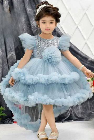 M Kolkata Garments Baby Girls Party(Festive) Pullover Skirt