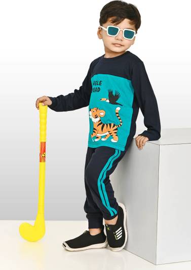 CHANDRIKA LIFESTYLE Boys Party(Festive) T-shirt Trouser