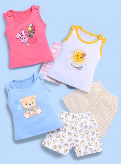 Blushh Berry Girls Casual Top Shorts